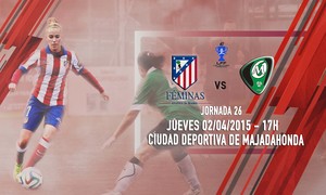 Temp. 2014-2015. Atlético de Madrid Féminas-Oviedo vuelta